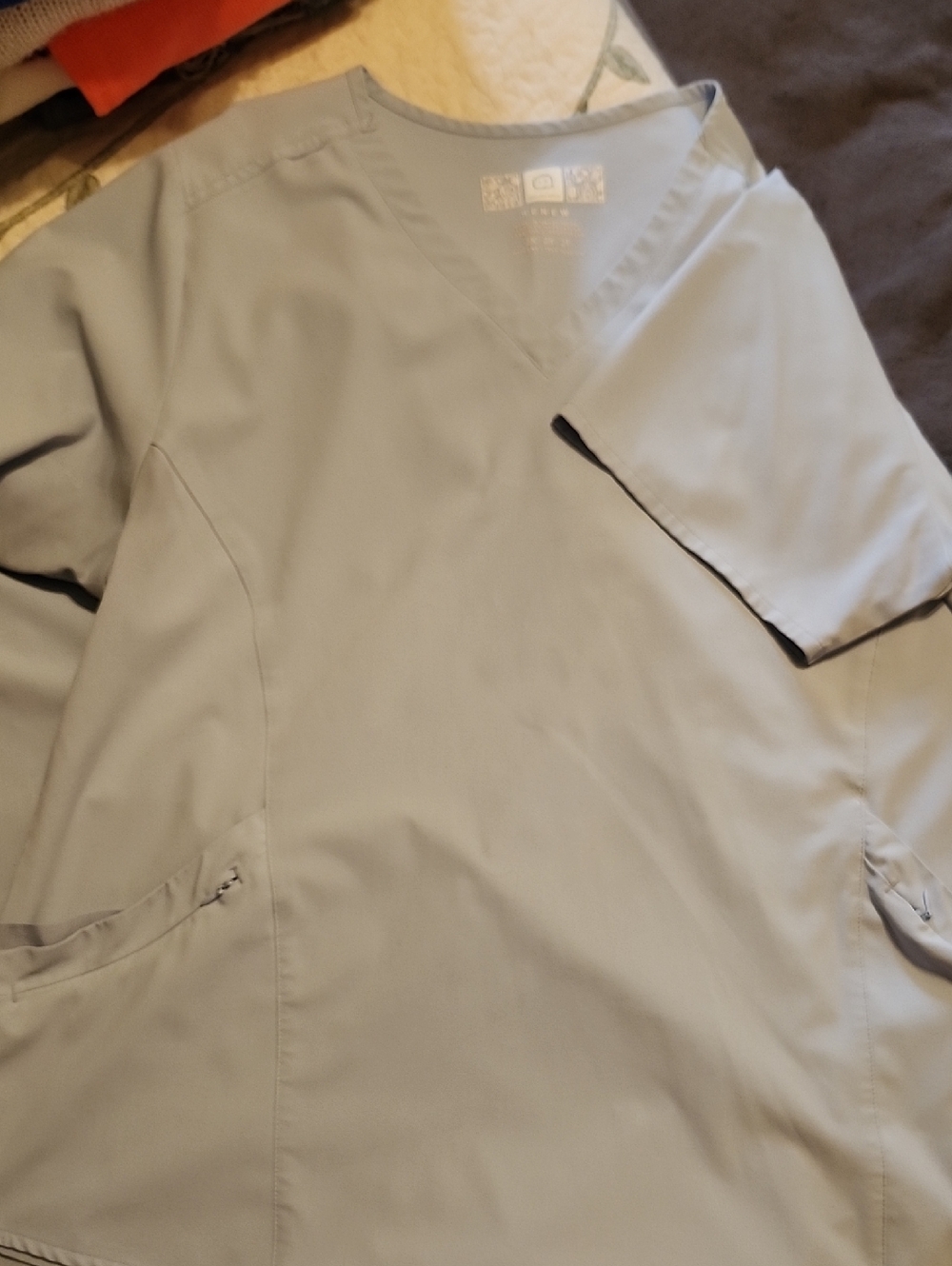 WonderWink Light Blue V-Neck Medical Scrub Top And Joggers